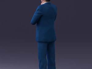 man in coat 0513 3d print ready 3D Print Model