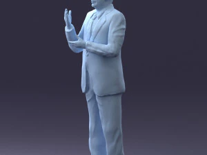 man in coat 0513 3d print ready 3D Print Model