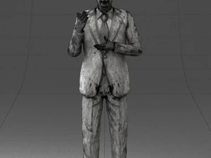 man in coat 0513 3d print ready 3D Print Model