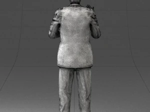 man in coat 0513 3d print ready 3D Print Model