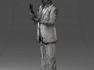 man in coat 0513 3d print ready 3D Print Model
