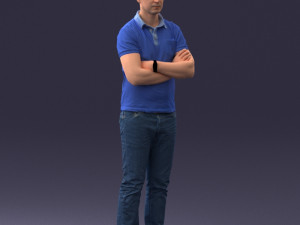 man in casual clothes 0506 Model 3D