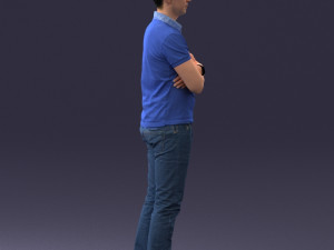 man in casual clothes 0506 Model 3D