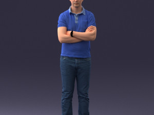 man in casual clothes 0506 Model 3D
