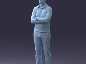 man in casual clothes 0506 Model 3D