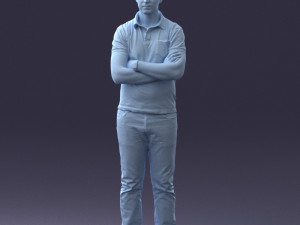 man in casual clothes 0506 Model 3D