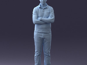 man in casual clothes 0506 Model 3D