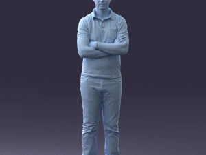 man in casual clothes 0506 3D Model