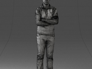 man in casual clothes 0506 Model 3D