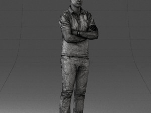 man in casual clothes 0506 Model 3D