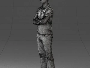 man in casual clothes 0506 3D Model