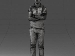 man in casual clothes 0506 Model 3D