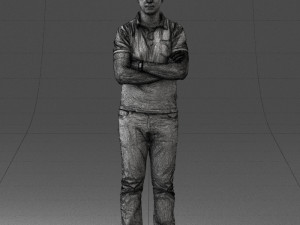 man in casual clothes 0506 Model 3D