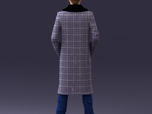 man in coat 1119 3d print ready 3D Print Model