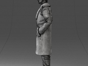 man in coat 1119 3d print ready 3D Print Model