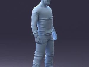 man in camouflage 1203 3D Model