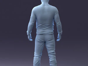 man in camouflage 1203 3D Model