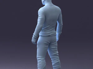 man in camouflage 1203 3D Model
