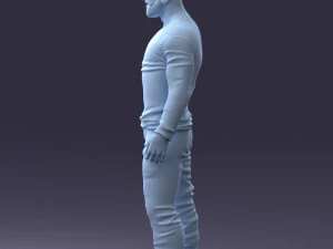 man in camouflage 1203 3D Model