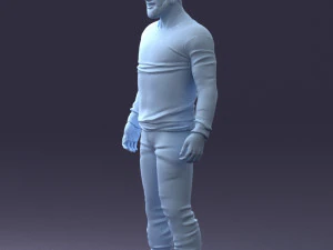 man in camouflage 1203 3D Model