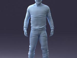 man in camouflage 1203 3D Model