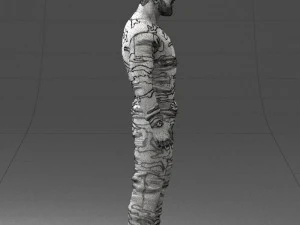 man in camouflage 1203 3D Model