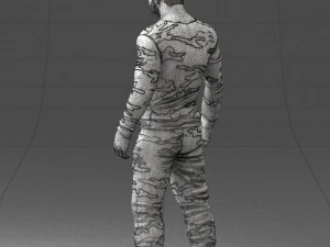man in camouflage 1203 3D Model