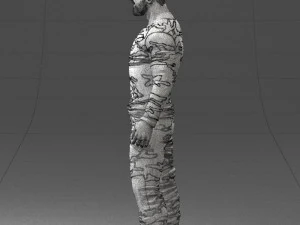 man in camouflage 1203 3D Model