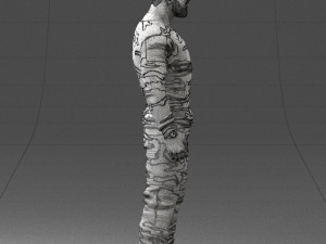man in camouflage 1203 3d print ready Modello di stampa 3D