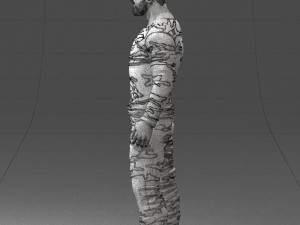 man in camouflage 1203 3d print ready Modello di stampa 3D