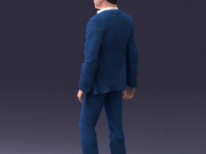 man in stylish suit 1217-2 3d print ready 3D Print Model