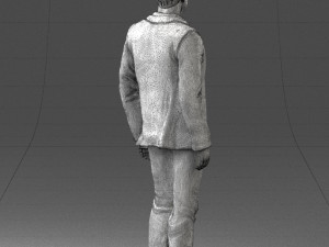 man in stylish suit 1217-2 3d print ready 3D Print Model