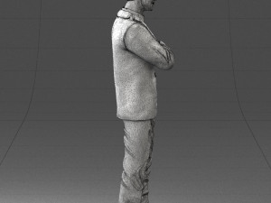 man in pose suit 1217-3 3d print ready 3D 打印模型