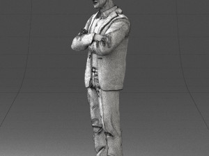 man in pose suit 1217-3 3d print ready 3D 打印模型