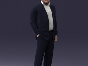 businessman 0614 3d print ready 3Dプリントモデル