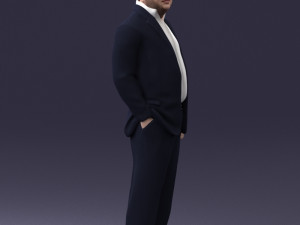 businessman 0614 3d print ready 3Dプリントモデル