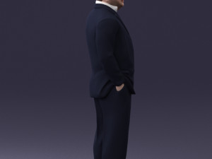 businessman 0614 3d print ready 3Dプリントモデル