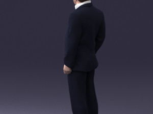 businessman 0614 3d print ready 3Dプリントモデル