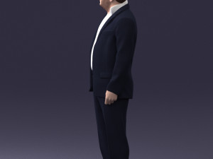 businessman 0614 3d print ready 3Dプリントモデル