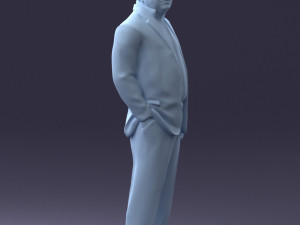 businessman 0614 3d print ready 3Dプリントモデル