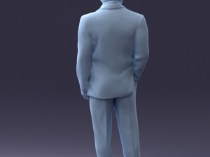 businessman 0614 3d print ready 3Dプリントモデル