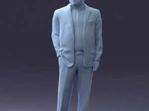 businessman 0614 3d print ready 3Dプリントモデル