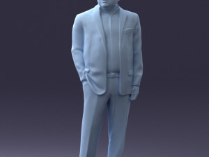 businessman 0614 3d print ready 3Dプリントモデル