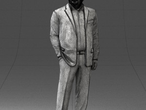 businessman 0614 3d print ready 3Dプリントモデル
