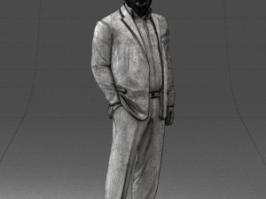 businessman 0614 3d print ready 3Dプリントモデル