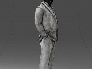 businessman 0614 3d print ready 3Dプリントモデル