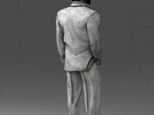 businessman 0614 3d print ready 3Dプリントモデル