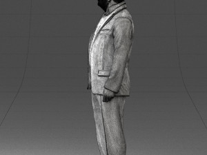 businessman 0614 3d print ready 3Dプリントモデル