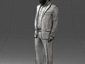 businessman 0614 3d print ready 3Dプリントモデル