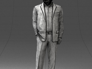 businessman 0614 3d print ready 3Dプリントモデル